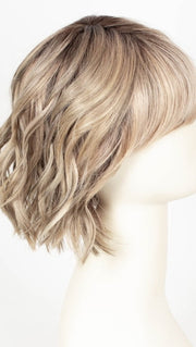 36/25/23/R6 MOON DUST | Dark salt and pepper base with blended golden blonde and cool platinum tones, shaded with Dark Roots