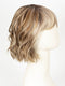 10/27/88/R6 ALMOND CREAM | Dark roots transition into a beautiful blend of light brown, pale auburn, and platinum tones.