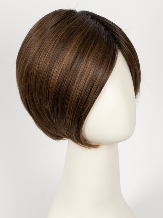 CHOCOLATE-SHADED 830.27.6 | Dark/Medium Brown blended with Light Auburn and Dark Strawberry Blonde with Shaded Roots