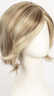 R1621S+ GLAZED SAND | Dark Natural Blonde with Cool Ash Blonde Highlights on Top