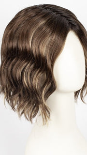 CKISSRT4 | Golden Brown with Copper Blonde Highlights and Dark Brown Roots