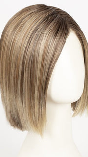 SAND MULTI ROOTED 14.24.12 | Medium Ash Blonde, Lightest Ash Blonde, and Lightest Brown Blend with Dark Shaded Roots