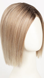 CANDY BLONDE ROOTED 101.27.60 | Pearl Platinum, Dark Strawberry Blonde, and Pearl White Blend with Dark Shaded Roots