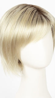  CHAMPAGNE-R | Light Beige Blonde, Medium Honey Blonde, and Platinum Blonde blend with Dark Roots