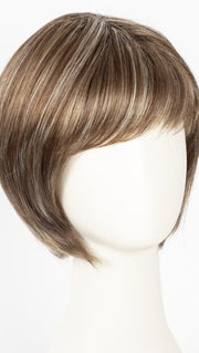 ICY-OAK-SR | Warm Medium Brown base with Golden Blond and White Gold Highlights and a Soft Shadowed Root Effect