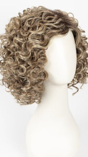 RL12/22SS SHADED CAPPUCCINO | Light Golden Brown Evenly Blended with Cool Platinum Blonde Highlights and Dark Roots
