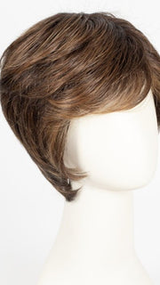 RL8/29SS SHADED HAZELNUT | Rich Medium Brown Evenly Blended with Ginger Blonde Highlights with dark roots