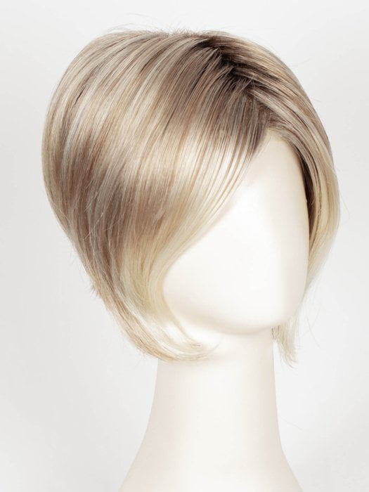 101/88/27S8 CATALINA BLONDE | Pale blonde with Pure White Natural Violet halo highlights, shaded medium brown