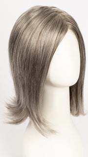39F38 ROASTED CHESTNUT | Light Natural Ash Brown with 75% Grey Front, graduating to Medium Brown with 35% Grey Nape