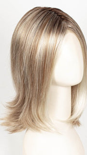 101/88/27S8 CATALINA BLONDE | Pale blonde with Pure White Natural Violet halo highlights, shaded medium brown