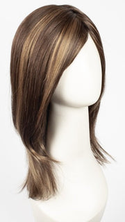 MARBLE-BROWN-R | Medium Brown Evenly Blended with Light Honey Brown With Dark Roots