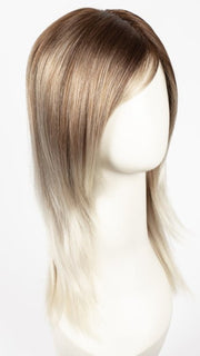 MELTED-MARSHMALLOW | Subtly Warm Dark Sandy Blonde Blend with Medium Brown Roots and Light Ash Blonde Tips and Highlights