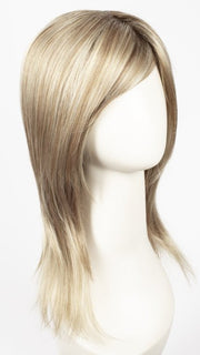 ROSE-GOLD-R | Blonde Base with Reddish Highlights and Dark Roots