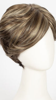 CHOCOLATE-FROST | Dark Brown Base with Honey Blonde and Platinum Highlights