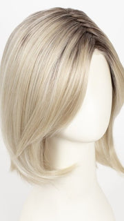 RL16/22SS SHADED ICED SWEET CREAM | Pale Blonde with Slight Platinum Highlighting with Dark Roots