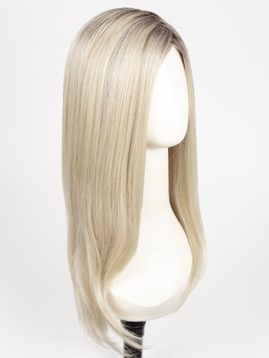 RL16/22SS SHADED ICED SWEET CREAM | Pale Blonde with Slight Platinum Highlighting with Dark Roots