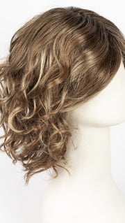 LIGHT BERNSTEIN ROOTED 12.27.26 | Lightest Brown and Dark Strawberry Blonde with Light Golden Blonde Blend and Shaded Roots