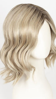 GF19-23SS BISCUIT | Light Ash Blonde Evenly Blended with Cool Platinum Blonde with Dark Roots