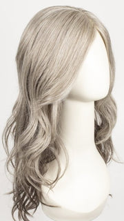 GF119 SILVER AND SMOKE | Light Brown With 80% Gray in Front Gradually Blended Into 50% Gray in Nape Area