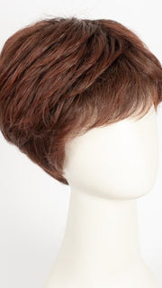 CHERRY RED ROOTED 133.33 | Red Violet and Dark Auburn Blend with Shaded Roots