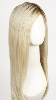 PASTEL BLONDE ROOTED 25.22.16 | Lightest Golden Blonde and Light Neutral Blonde with Medium Blonde Blend and Shaded Roots