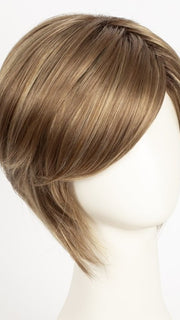 MOCHACCINO-R | Dark Roots with Light Brown base and Strawberry Blonde Highlights