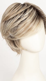 CHAMPAGNE ROOTED 22.25.20 | Light Neutral Blonde, Lightest Golden Blonde, and  Light Strawberry Blonde Blend with Shaded Roots