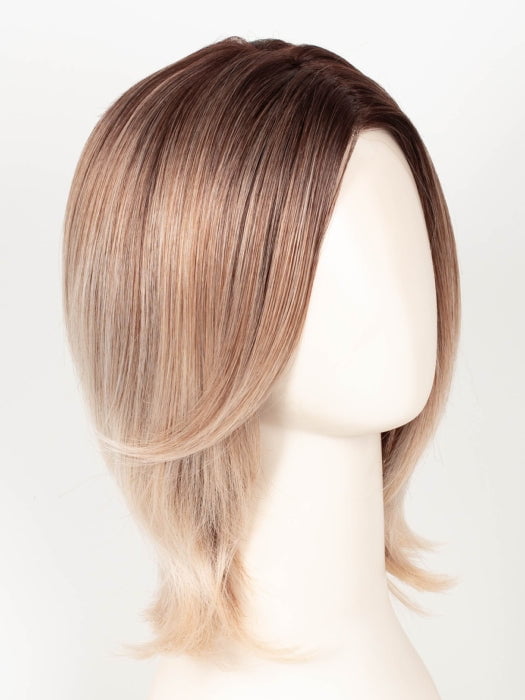 MELTED-MARSHMALLOW | Subtly Warm Dark Sandy Blonde Blend with Medium Brown Roots and Light Ash Blonde Tips and Highlights