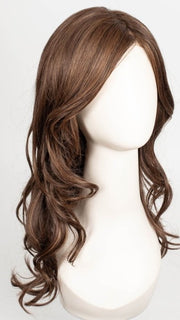 MARBLE-BROWN-R | Medium Brown Evenly Blended with Light Honey Brown With Dark Roots