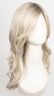 MILKY-OPAL | A Blend of Creamy Blonde and White Blonde Rooted with Warm Brown
