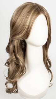 MOCHACCINO-R | Dark Roots with Light Brown base and Strawberry Blonde Highlights