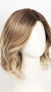 MELTED-MARSHMALLOW | Subtly Warm Dark Sandy Blonde Blend with Medium Brown Roots and Light Ash Blonde Tips and Highlights