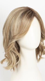 ROSE-GOLD-R | Blond Base with Reddish Highlights and Dark Roots