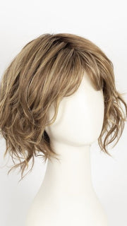 MOCHACCINO-R | Rooted Medium Warm Blonde with Chocolate Undertones and Creamy Blonde Highlights