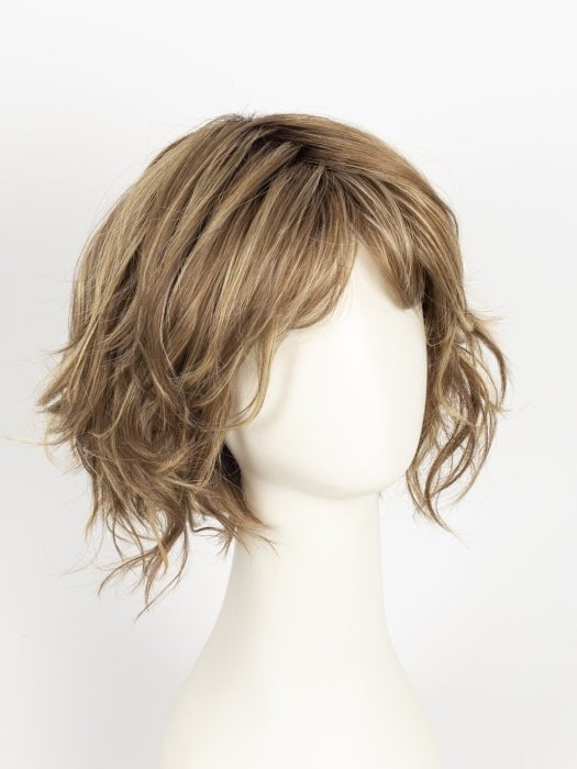 MOCHACCINO-R | Rooted Medium Warm Blonde with Chocolate Undertones and Creamy Blonde Highlights