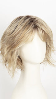ROSE-GOLD-R | Blond Base with Reddish Highlights and Dark Roots