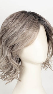 CHROMERT1B | Gray and White with 25% Medium Brown Blend and Off-Black Roots