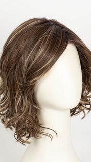 CKISSRT4 | Golden Brown with Copper Blonde Highlights and Dark Brown Roots