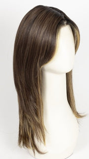 CKISSRT4 | Golden Brown with Copper Blonde Highlights and Dark Brown Roots