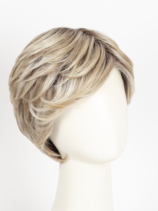 RL19/23SS SHADED BISCUIT | Light Ash Blonde Evenly Blended with Cool Platinum Blonde with Dark Roots