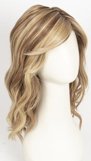 14/26/R10 | Red Blonde with Gold Blonde highlights and Light Brown roots