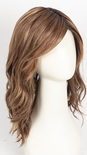 33/32/R4 | Dark Auburn Blended with Dark Brown and Dark Roots