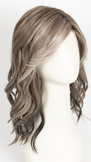 52/38/49/R8 | 3 Tones of Grey blended with Dark Brown Roots
