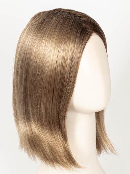 12FS8 SHADED PRALINE | Light Gold Brown, Light Natural Gold Blonde & Pale Natural Gold-Blonde Blend, Shaded with Medium Brown