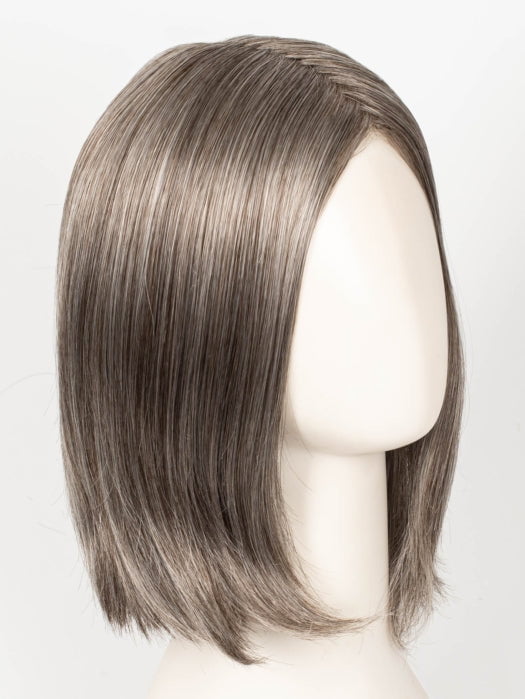 39F38 ROASTED CHESTNUT | Light Natural Ash Brown with 75% Grey Front, graduating to Medium Brown with 35% Grey Nape