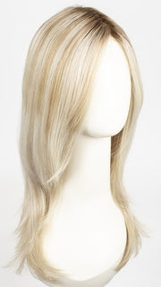 CRUSHED ALMOND BLONDE R | A soft Neutral Light Blonde with a Light and Medium Blended Root Color.
