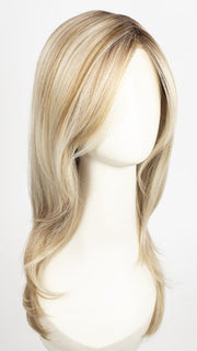 MILKSHAKE BLONDE R | A mixture of Light Sandy Brown, Highlighted with Light Ash Blonde with a Hint of Light Platinum Blonde with a Medium Root Color