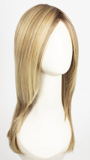 RAW SUGAR BLONDE | A Neutral Light Blonde, Honey Blonde, Pale Gold Blonde, with a base of Light Brown Lowlights featuring a Medium Root Color