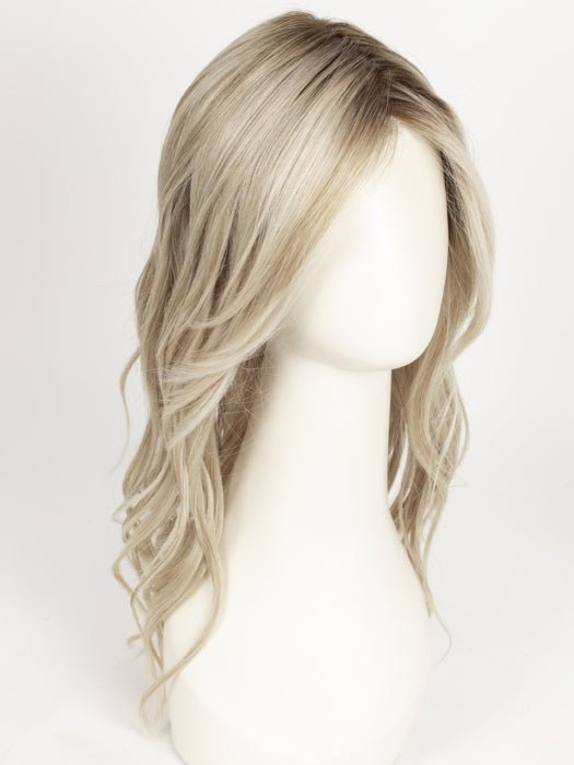CRUSHED ALMOND BLONDE R | A soft Neutral Light Blonde with a Light and Medium Blended Root Color.