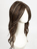 DARK BROWN HL | A Blend of Dark Brown, Strawberry Light Auburn and Soft Chunky Medium and Dark Blonde Highlights.